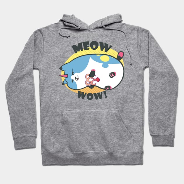 Meow Wow! Hoodie by Miqotesos